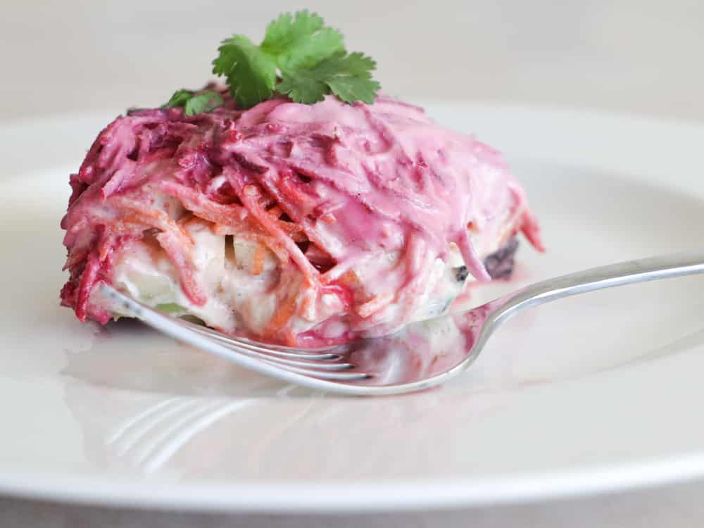 Rote Beete Salat russisch